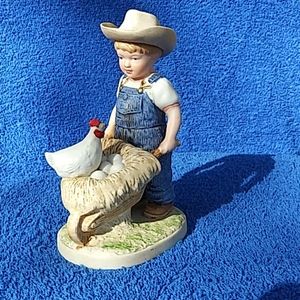1985 "Denim Days" by Homco #1501 figurine